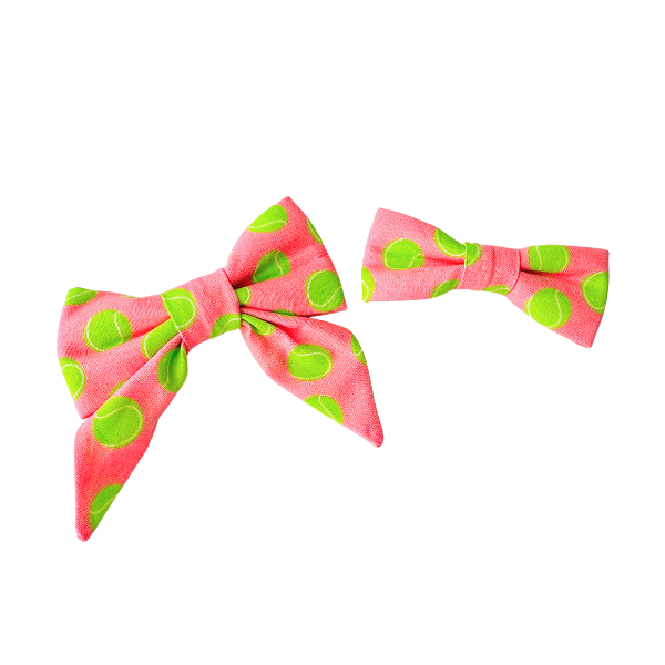Fetch in Pink & Blue Bows
