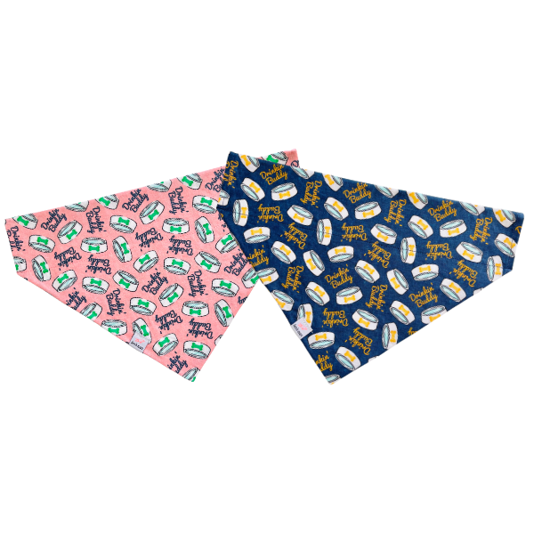 Drinking Buddies in Navy & Pink Bandana