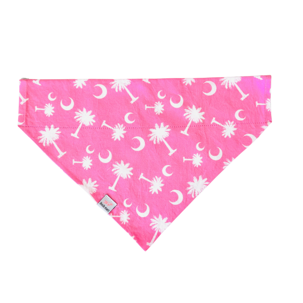 South Carolina Palmettos in Blue & Pink Bandana