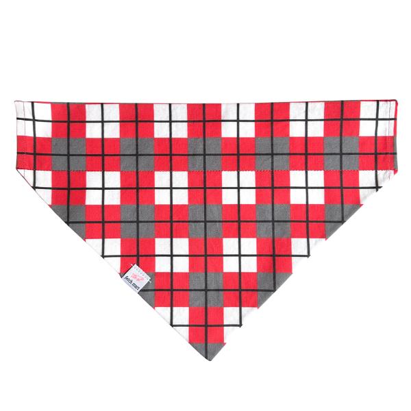 Ohio State Plaid Bandana