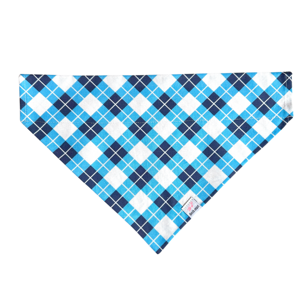 North Carolina Plaid Bandana