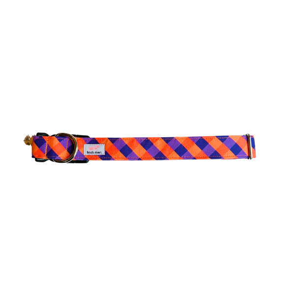 Clemson Gingham Collar
