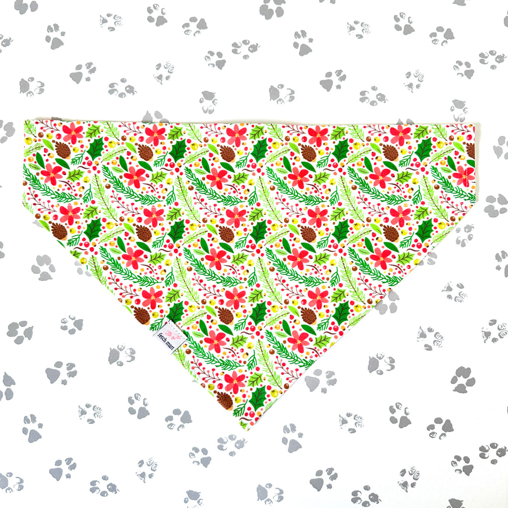 Poinsettias Bandana