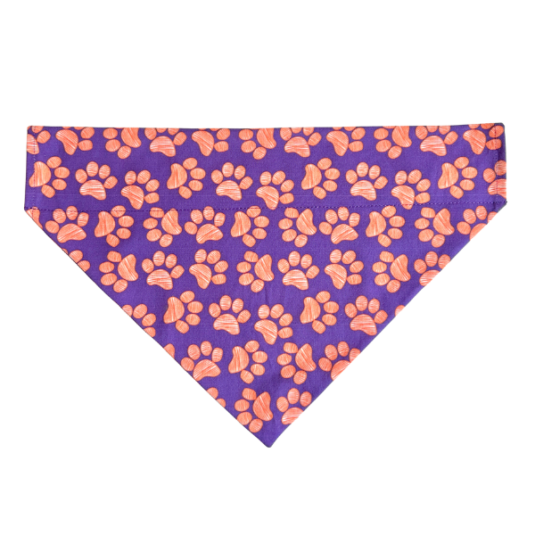 Clemson Paws Bandana
