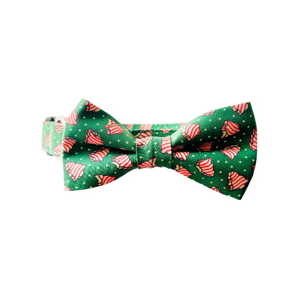 Christmas Tree Cakes Bow Tie