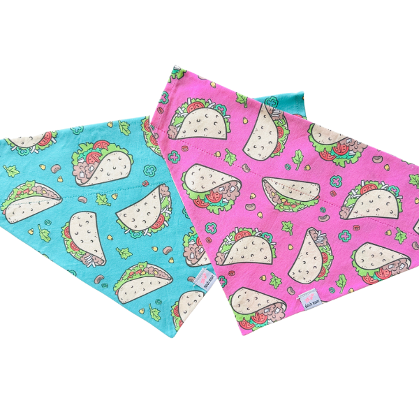 Taco Tuesday in Pink & Blue Bandana