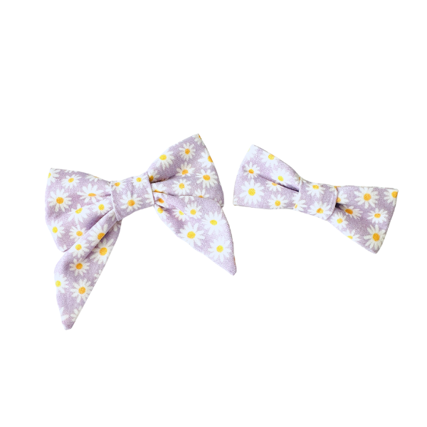 Lavender Daisies Bows