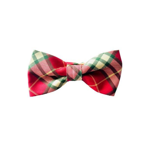 Holiday Plaid Bow Tie