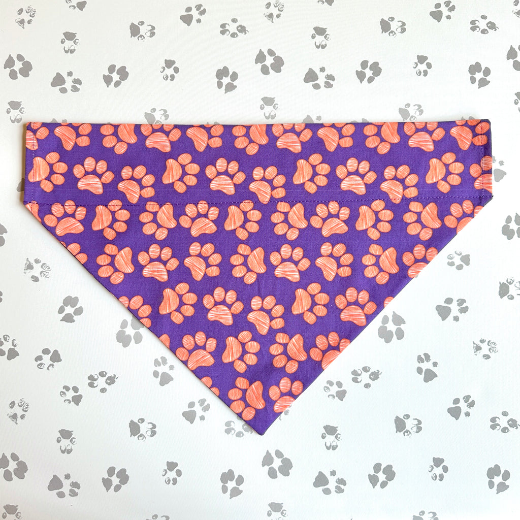 Clemson Paws Bandana