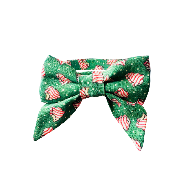 Christmas Tree Cakes Bows