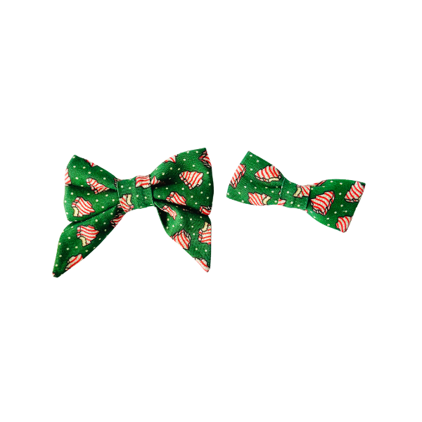Christmas Tree Cakes Bows