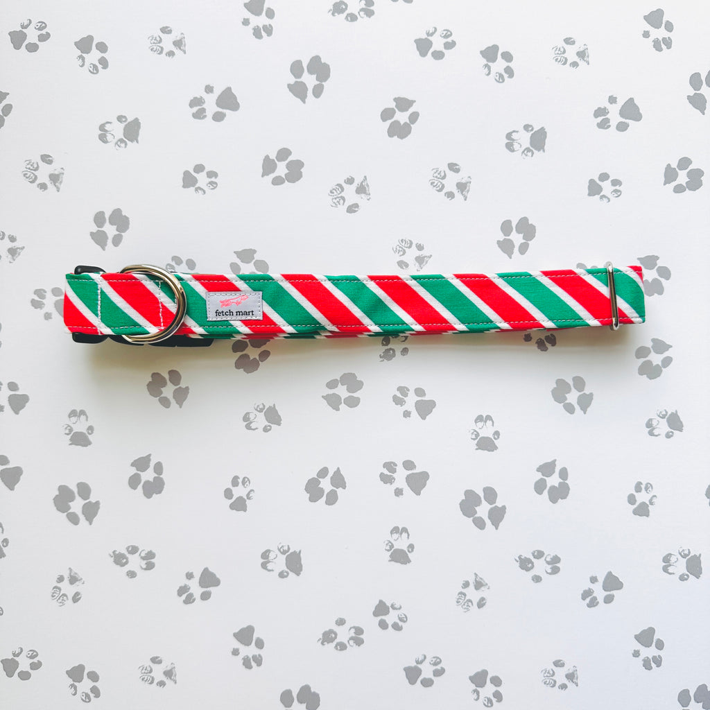 Christmas Candy Cane Collar