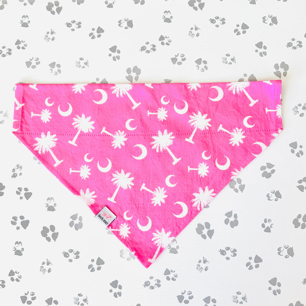 South Carolina Palmettos in Blue & Pink Bandana