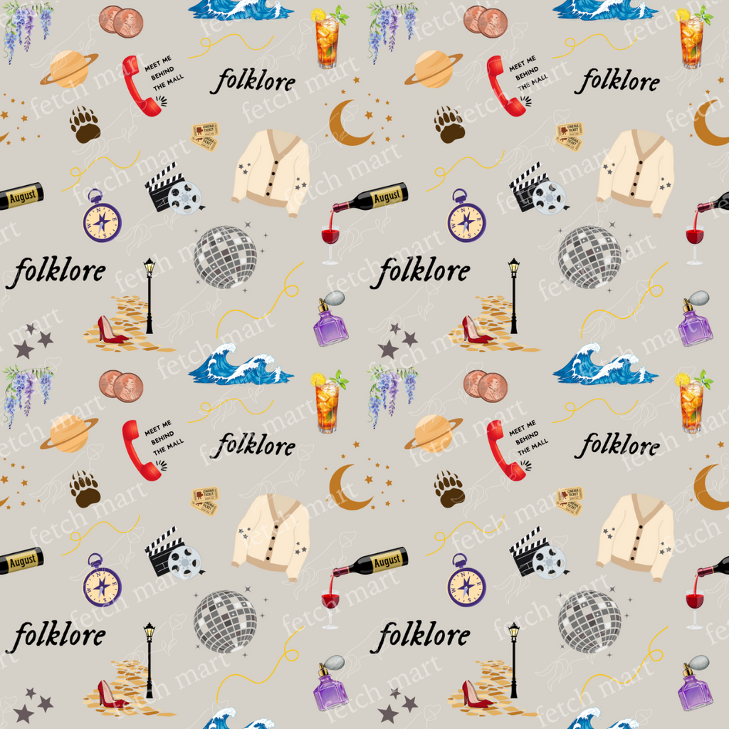 Digital fabric swatch of Folklore (Fetch Mart's Version)