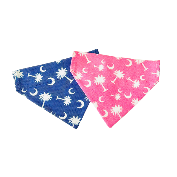 SC Palmettos in Pink & Blue Bandana
