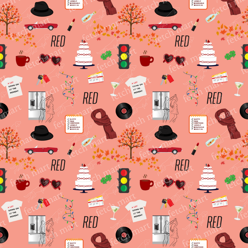 Digital fabric swatch of Red (Fetch Mart's Version)
