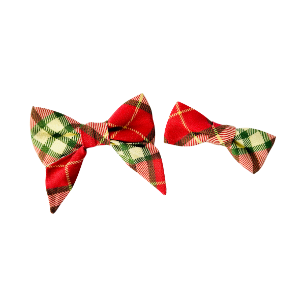 Holiday Plaid Bows
