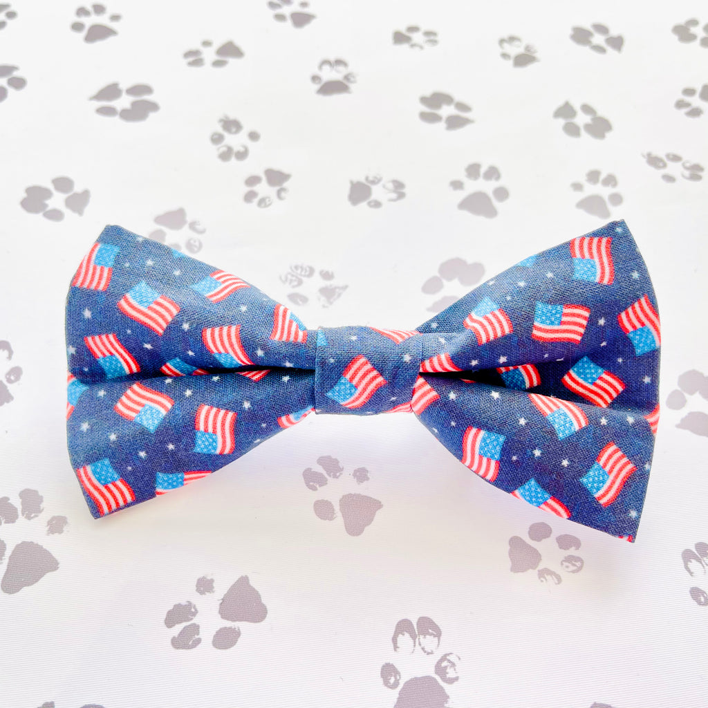 American Flag Bow Tie