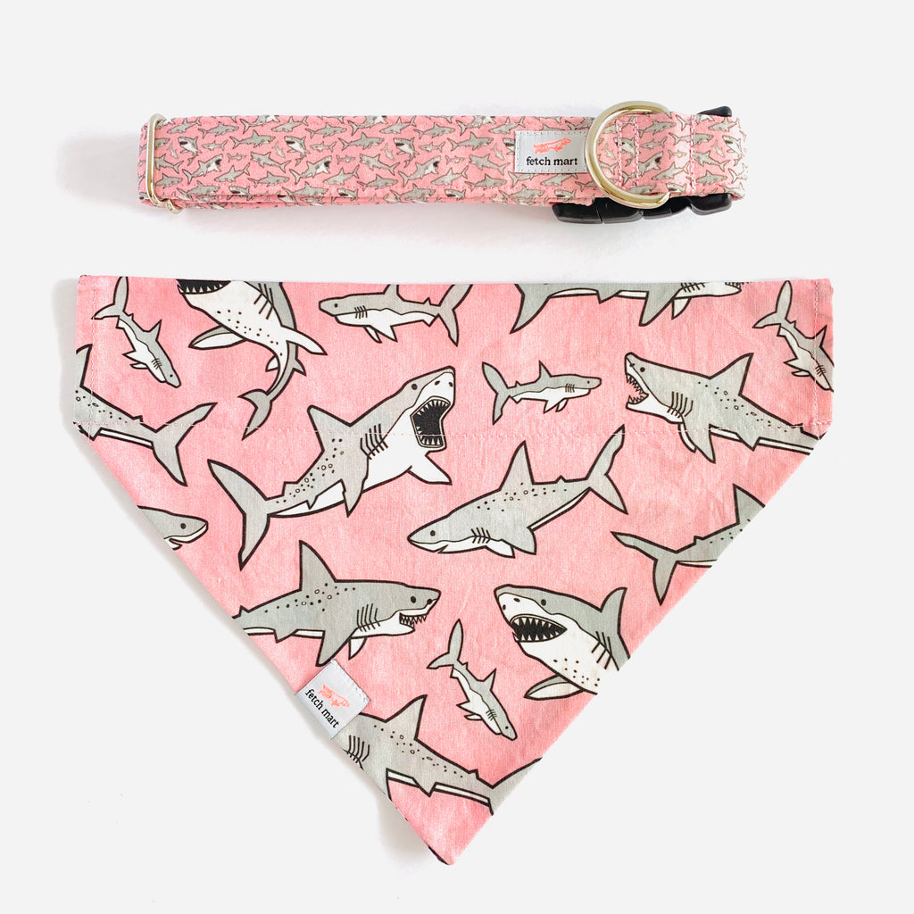 Pink Shark Bandana